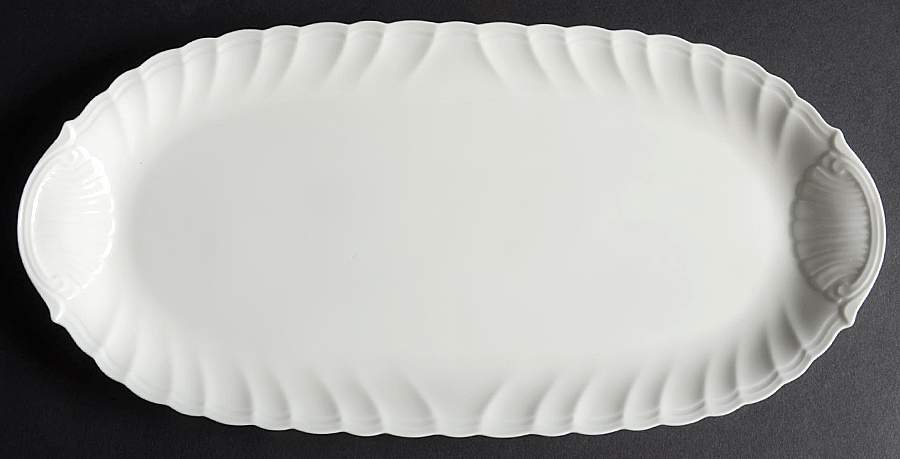 Windsor White 13" Sandwich Tray by Noritake-1