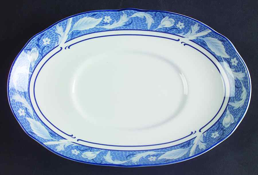 Winter Whites Underplate for Gravy Boat by Noritake-1