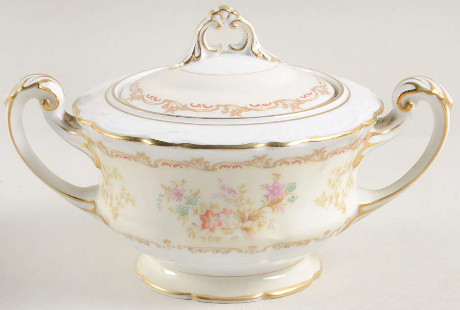 Woodbine Sugar Bowl & Lid by Noritake-1
