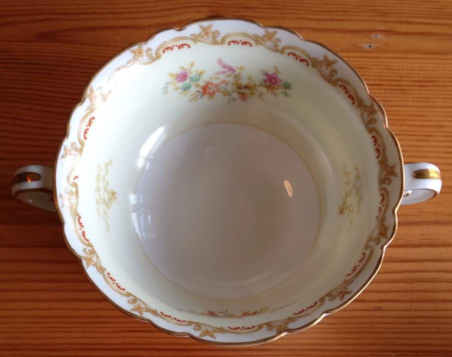 Woodbine Footed Cream Soup Bowl by Noritake-1