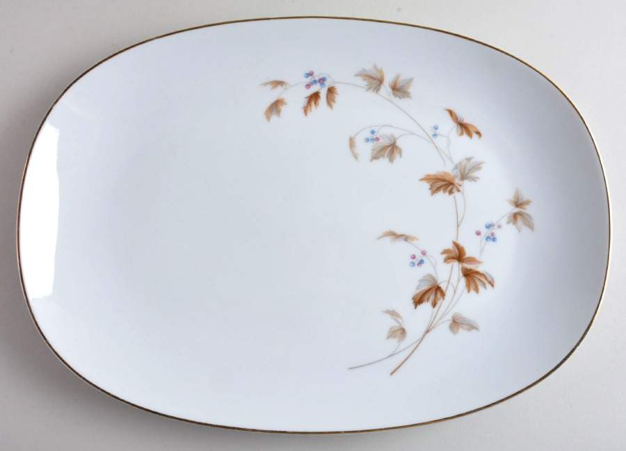 Woodland 15" Oval Serving Platter by Noritake-1