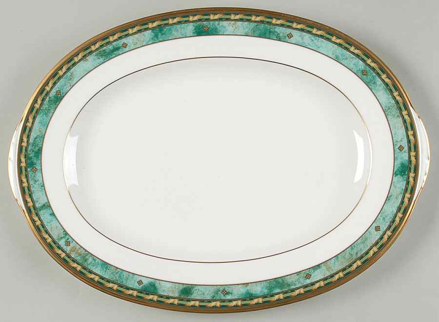 Woodlawn 14" Oval Serving Platter by Noritake-1
