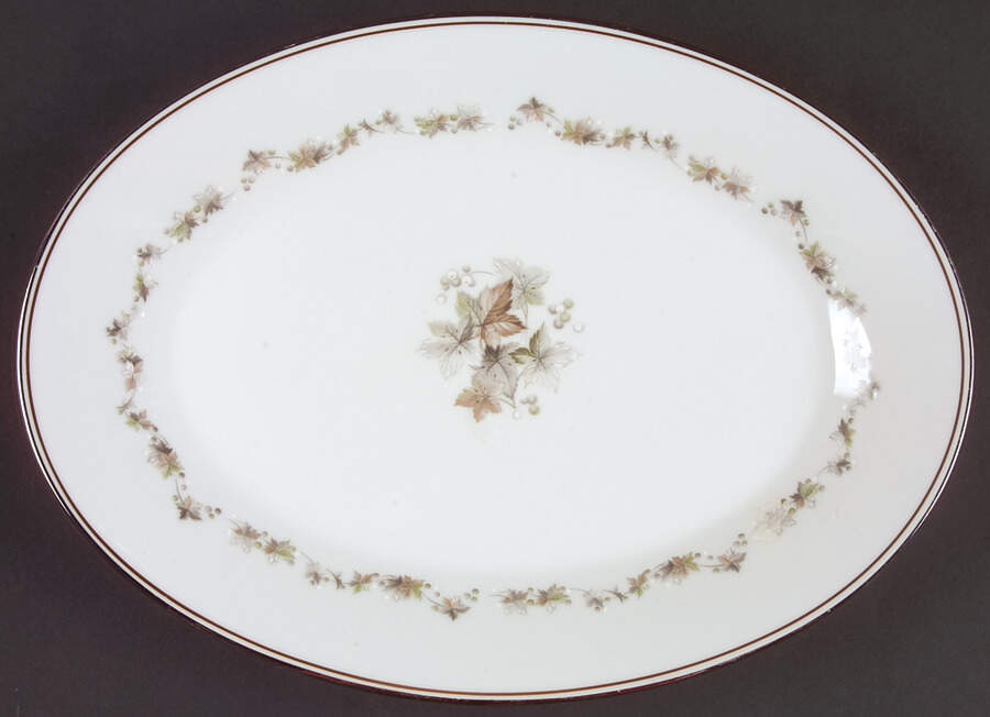 Woodley 11" Oval Serving Platter by Noritake-1