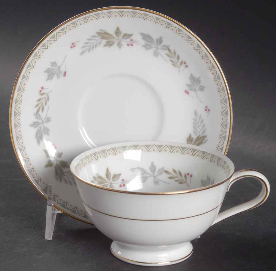 Woodmont Footed Cup & Saucer Set by Noritake-1
