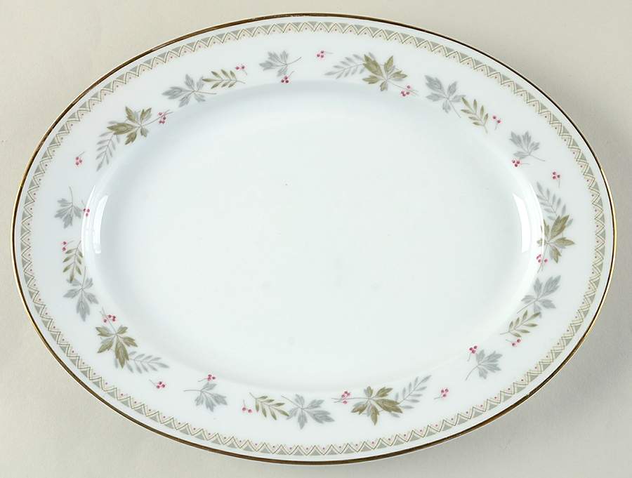 Woodmont 11" Oval Serving Platter by Noritake-1