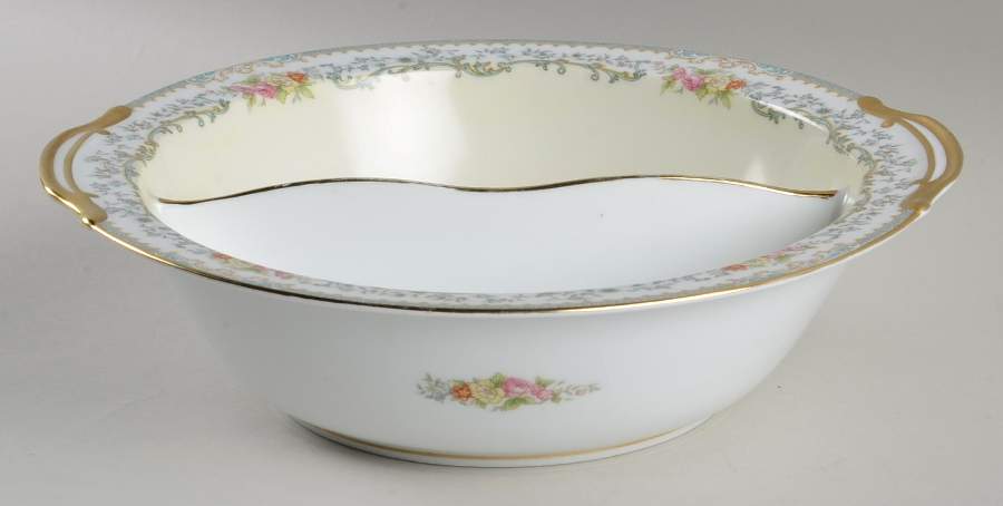 Woodmere (662) Round Divided Vegetable Bowl by Noritake-1