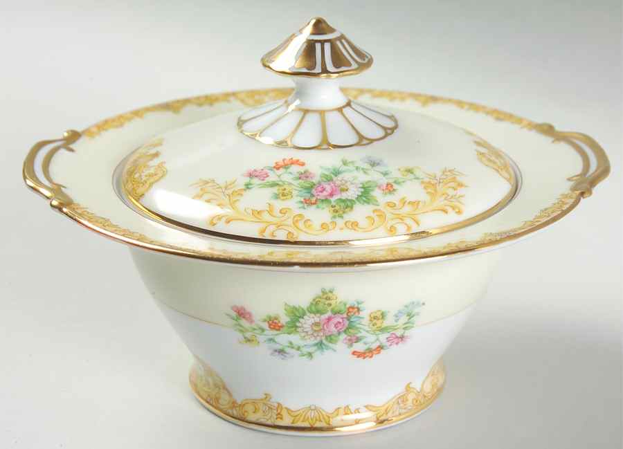 Wotan Sugar Bowl & Lid by Noritake-1