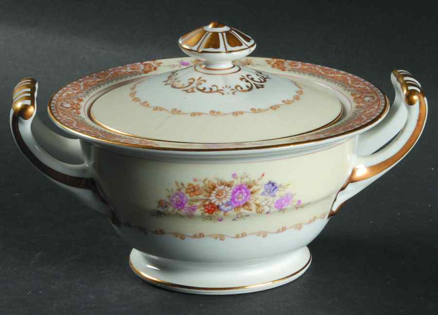 Wrocklage Sugar Bowl & Lid by Noritake-1