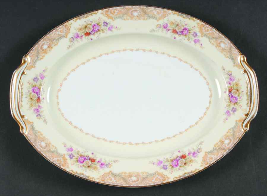 Wrocklage 11" Oval Serving Platter by Noritake-1
