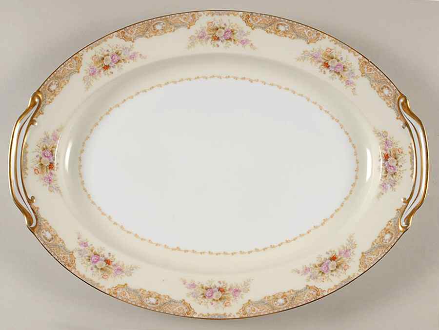 Wrocklage 16" Oval Serving Platter by Noritake-1
