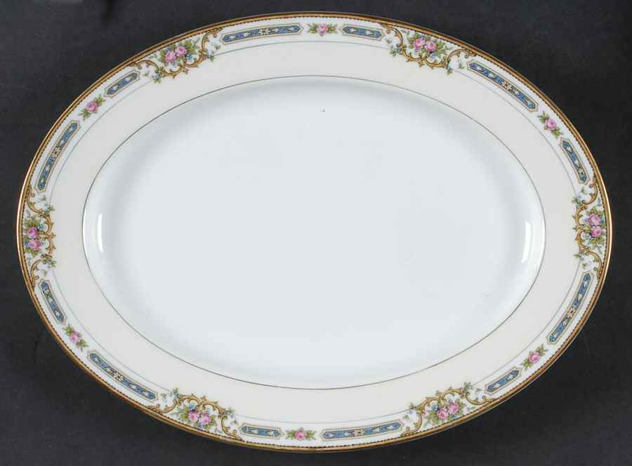 Ybry 11" Oval Serving Platter by Noritake-1