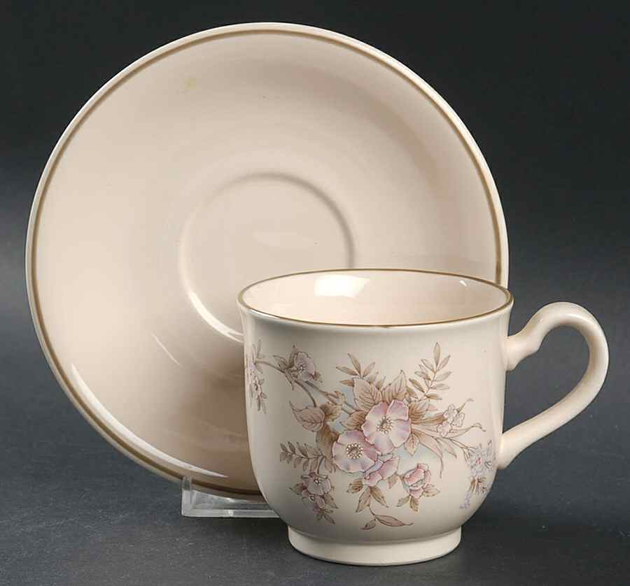 Yesterday Footed Cup & Saucer Set by Noritake-1