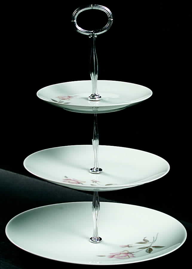 Young Love 13 7/8"-14 1/4" 3-Tiered Serving Tray(DP,SP,BB) HC by Noritake-1