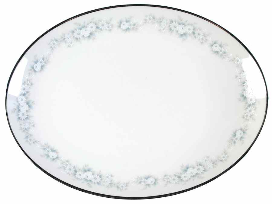 Yorkdale 12" Oval Serving Platter by Noritake-1