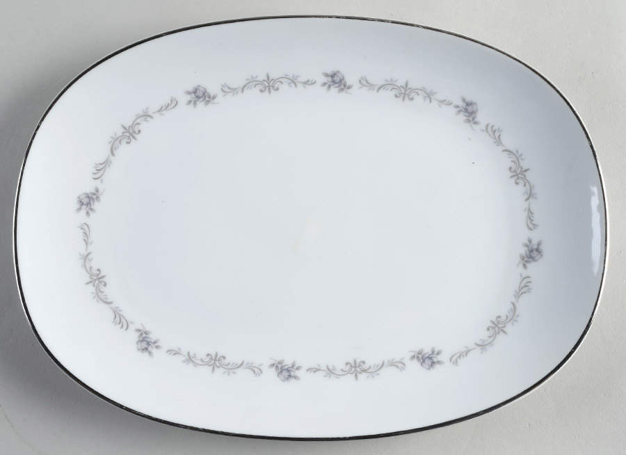 York 11" Oval Serving Platter by Noritake-1