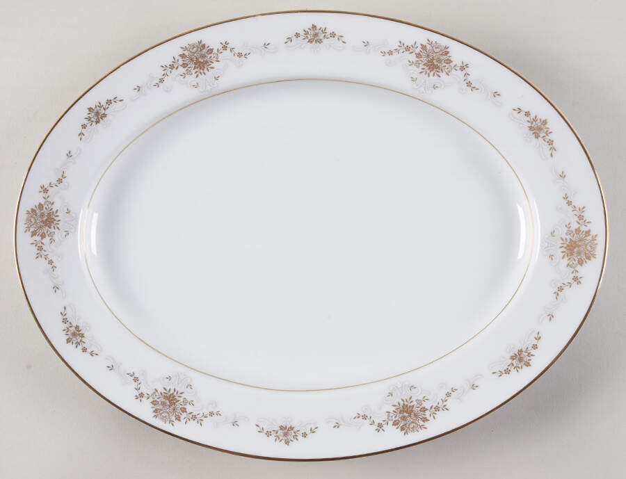 Yorkshire 13" Oval Serving Platter by Noritake-1