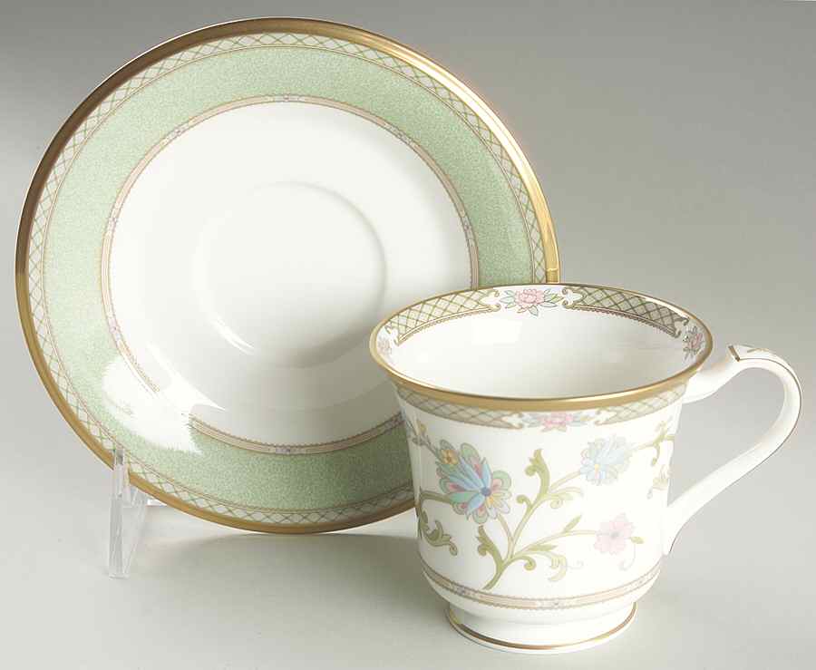 Yoshino Footed Cup & Saucer Set by Noritake-1