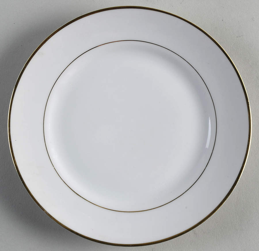 The Yukon (Gold Trim & Verge) Bread & Butter Plate by Noritake-1