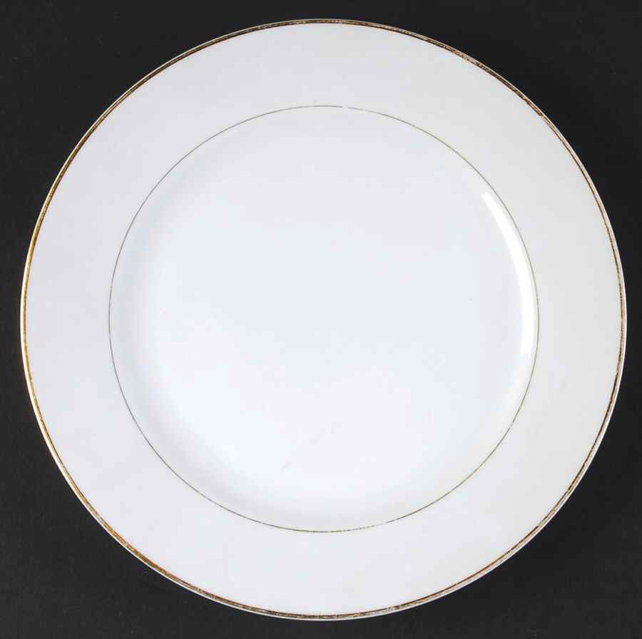 The Yukon (Gold Trim & Verge) Salad Plate by Noritake-1