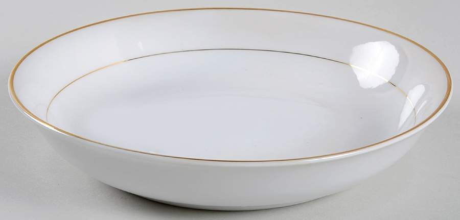 The Yukon (Gold Trim & Verge) Coupe Soup Bowl by Noritake-1