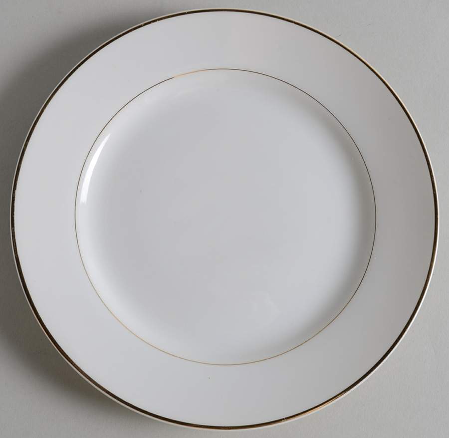 The Yukon (Gold Trim & Verge) Salad Plate by Noritake-1