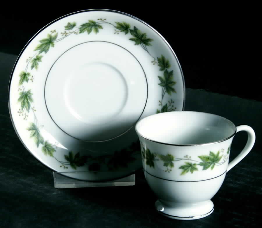 Yvette Footed Demitasse Cup & Saucer Set by Noritake-1