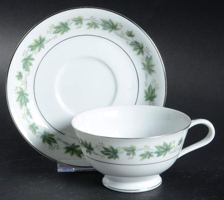 Yvette Footed Cup & Saucer Set by Noritake-1
