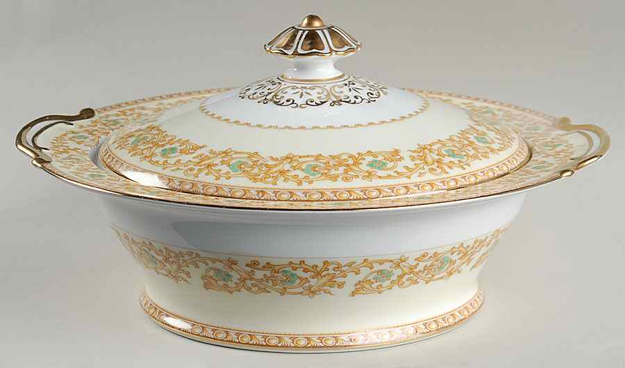 Yvonne Round Covered Vegetable by Noritake-1
