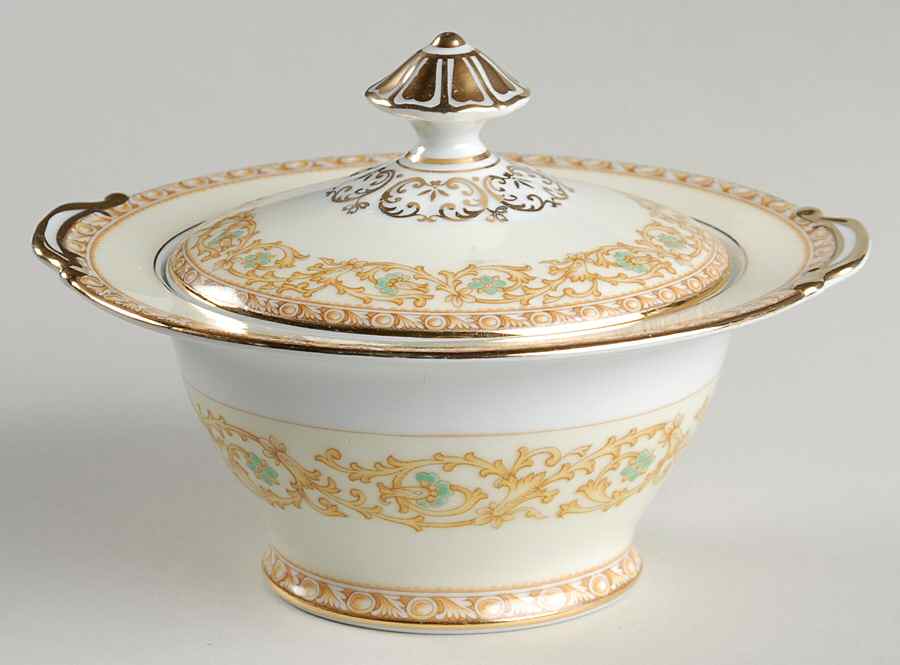 Yvonne Sugar Bowl & Lid by Noritake-1
