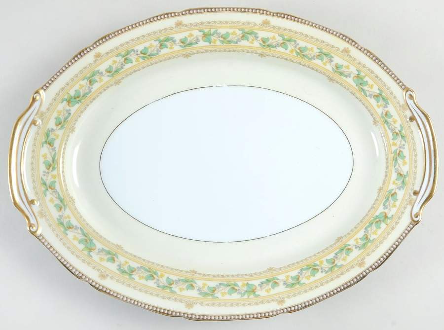 Zembla 13" Oval Serving Platter by Noritake-1