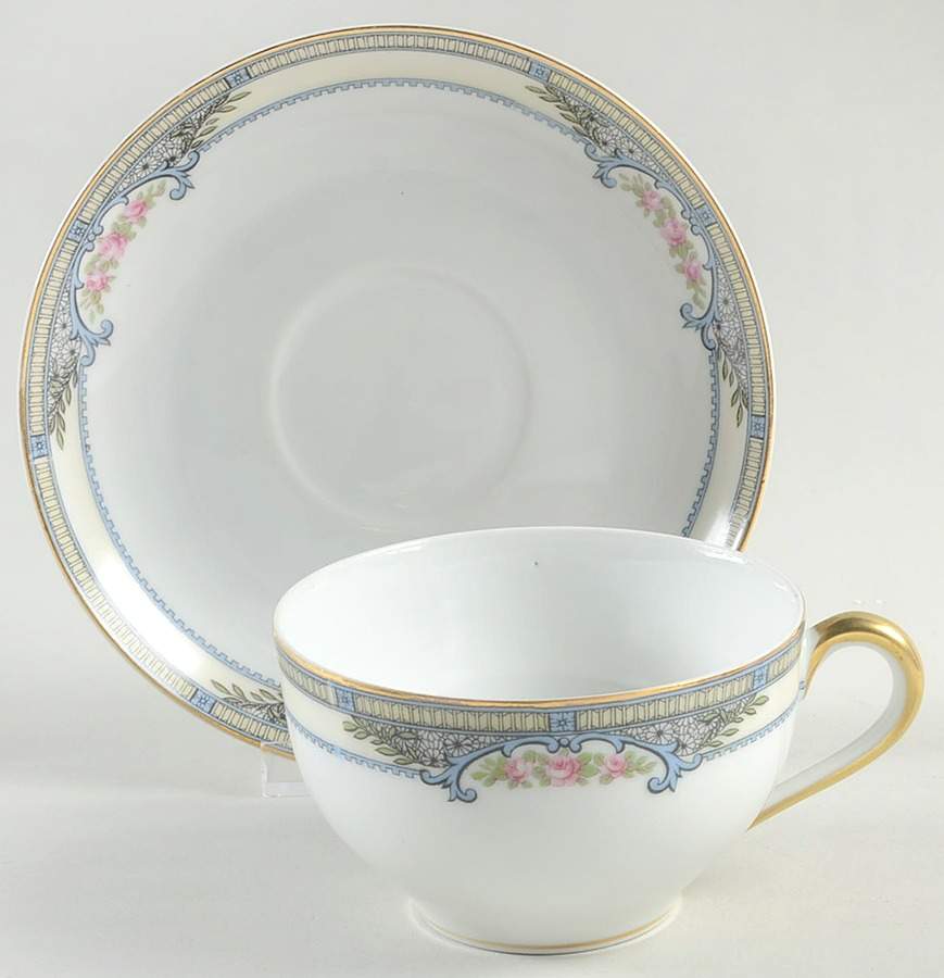Zenda Oversized Cup & Saucer Set by Noritake-1