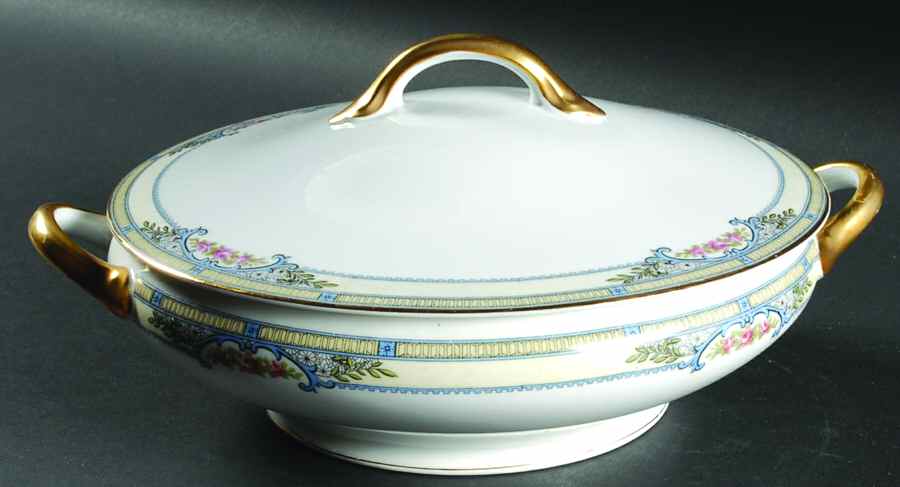 Zenda Round Covered Vegetable by Noritake-1