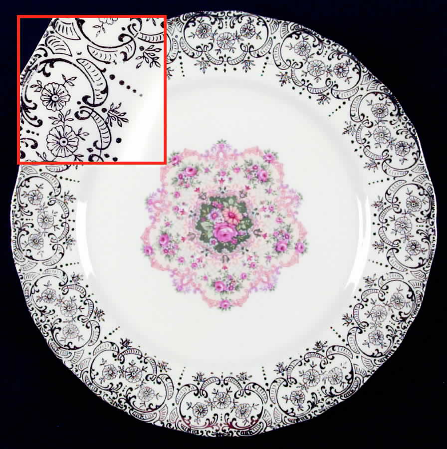 Ambassador Dinner Plate by Nasco China (USA)-1