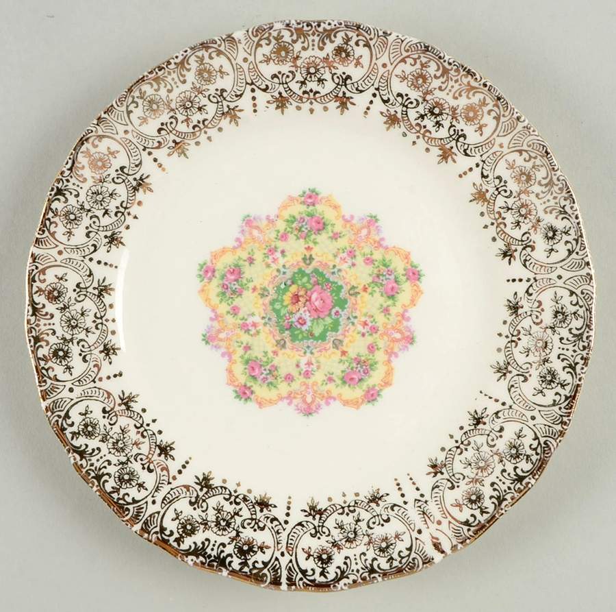 Ambassador Bread & Butter Plate by Nasco China (USA)-1