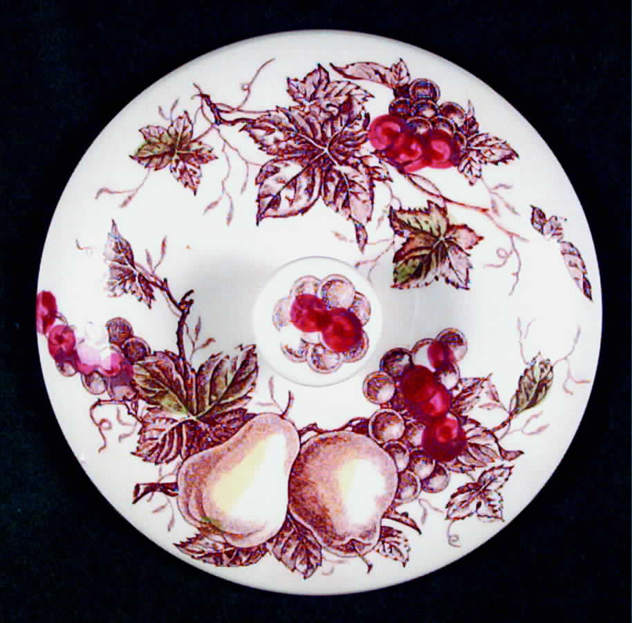 Fruit Arbor (USA) Lid for Round Box by Nasco China (USA)-1