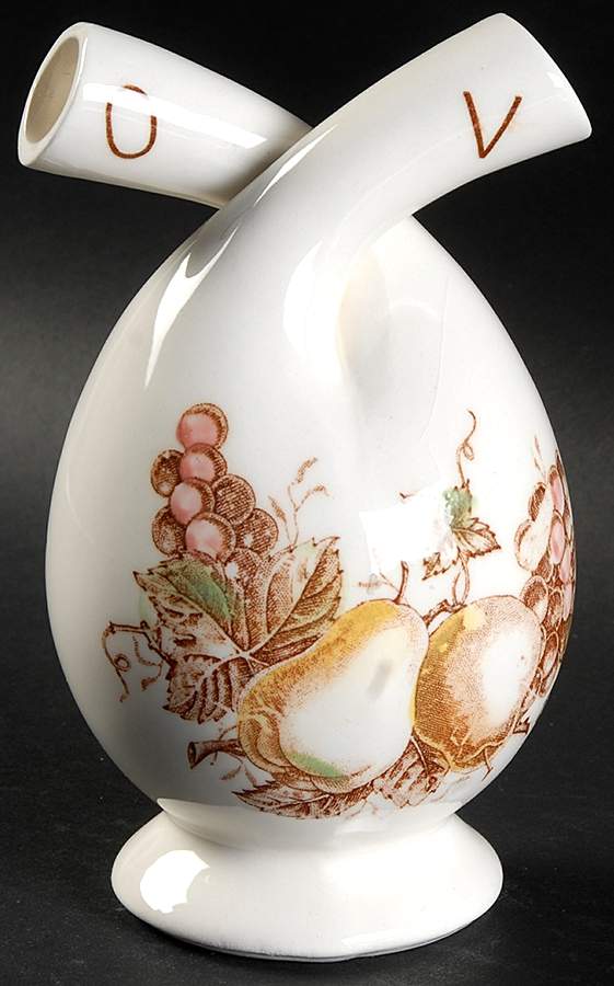 Fruit Arbor (USA) Vinegar and Oil Holder No Stopper by Nasco China (USA)-1