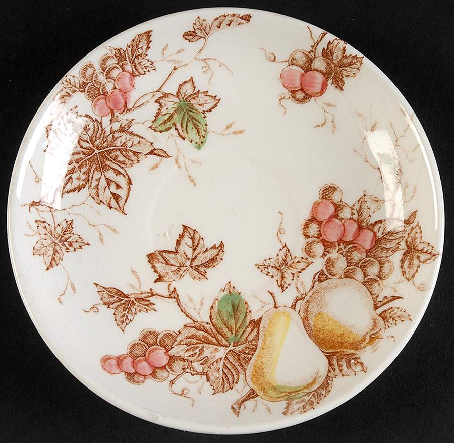 Fruit Arbor (USA) Saucer by Nasco China (USA)-1