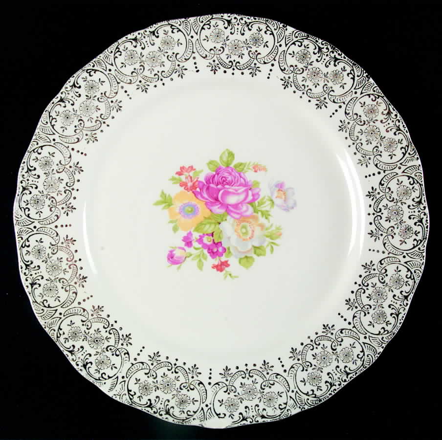 Lady Marianne (USA) Dinner Plate by Nasco China (USA)-1