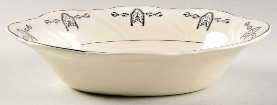 1163 9" Oval Vegetable Bowl by Nasco China (USA)-1