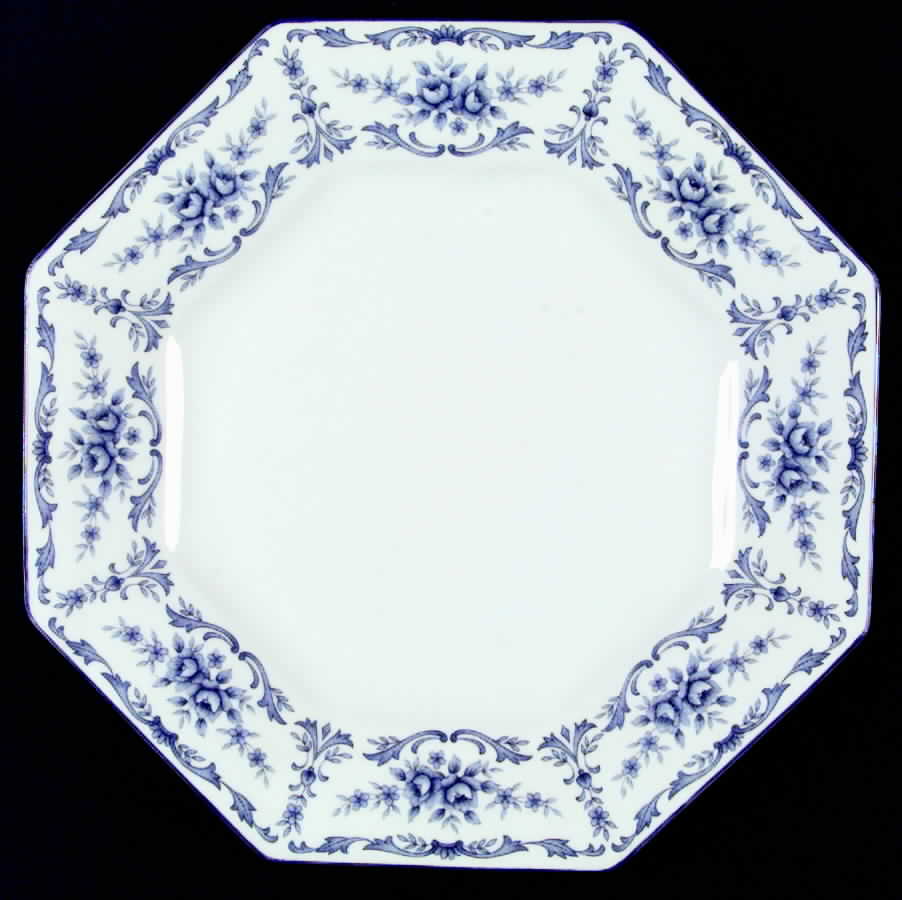 Blue Garden Dinner Plate by Nagoya Shokai-1