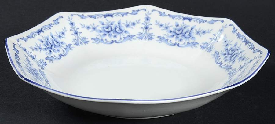 Blue Garden Coupe Soup Bowl by Nagoya Shokai-1