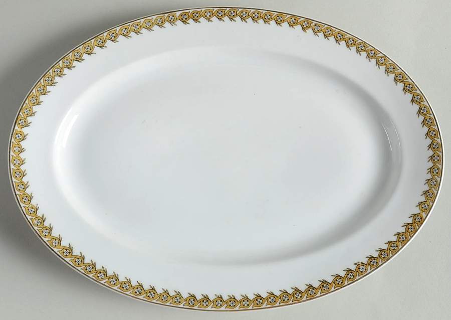 Elaine 12" Oval Serving Platter by Nagoya Shokai-1