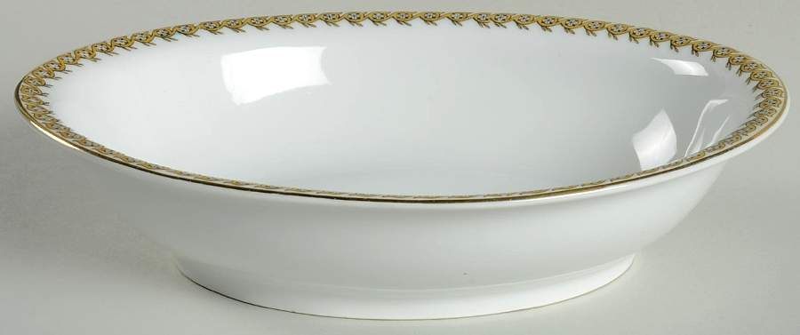 Elaine 9" Oval Vegetable Bowl by Nagoya Shokai-1