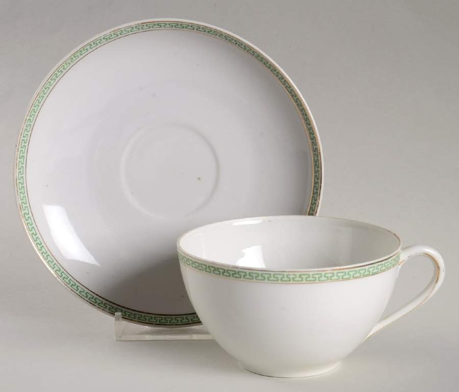NAG1 Flat Cup & Saucer Set by Nagoya Shokai-1