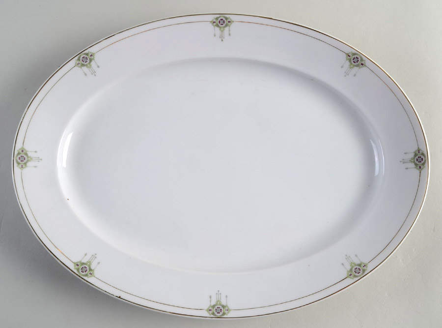 NAG8 14" Oval Serving Platter by Nagoya Shokai-1