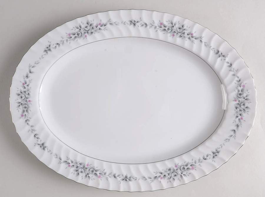 Pierette 14" Oval Serving Platter by Nagoya Shokai-1