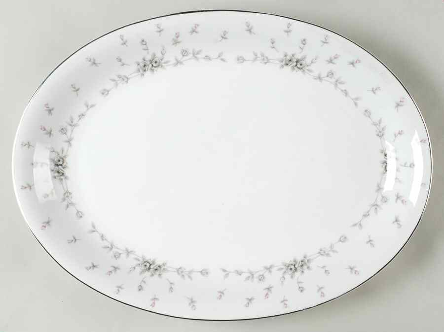 Queen Anne 16" Oval Serving Platter by Nagoya Shokai-1