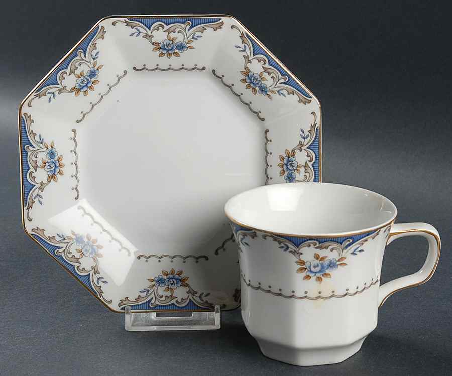 Seine Flat Cup & Saucer Set by Nagoya Shokai-1
