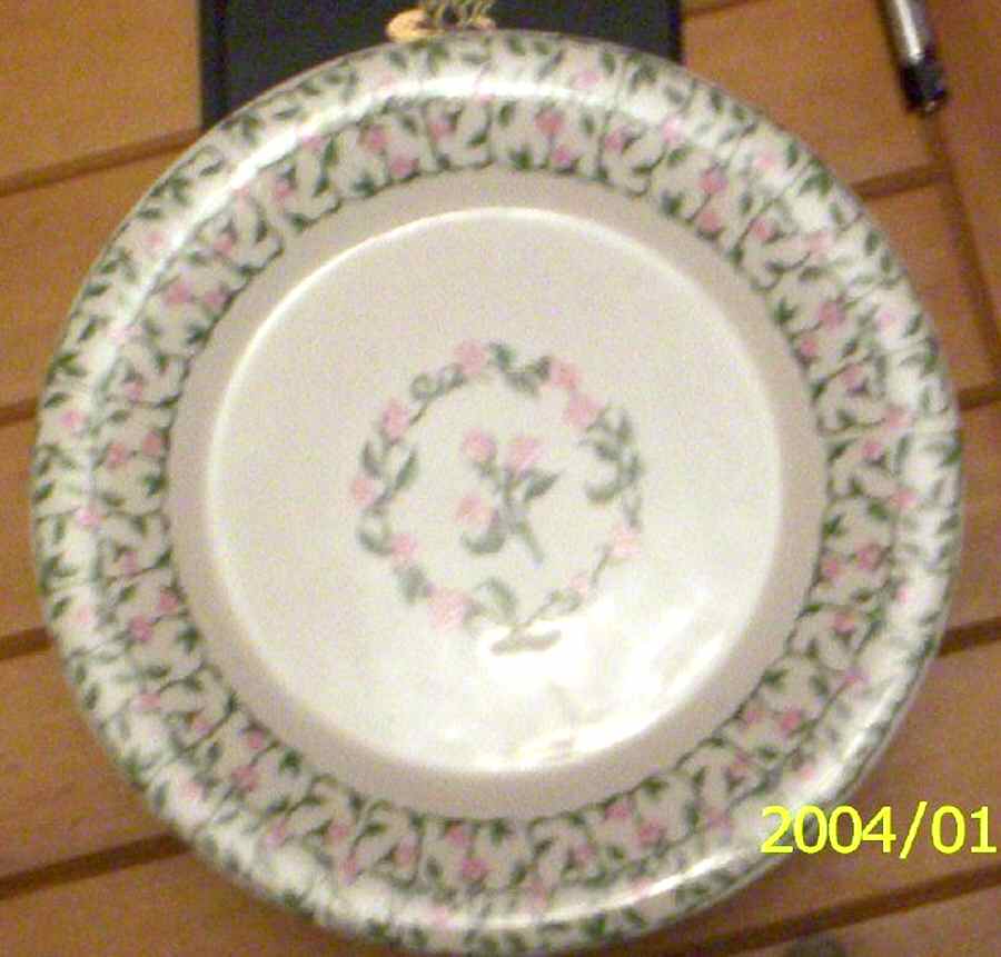 Cameo Rose Cake Plate by National Housewares-1