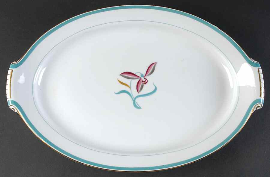 Allegro 17" Oval Serving Platter by Narumi-1
